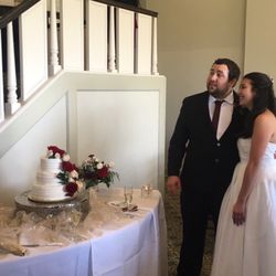 Pine Forest Country Club - The happy newlyweds!