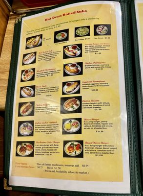 Menu photo 5 Sal's Pizzeria & Grill Navarre, FL