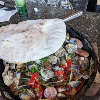 Rustic Goat - Clams and sausage - American Near Me - Anchorage, Alaska
