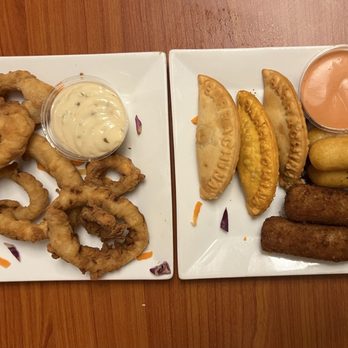 Barrachina - Calamari breaded with coconut $10 and Puerto Rico Delight $9 - Seafood Near Me - San Juan, Puerto Rico