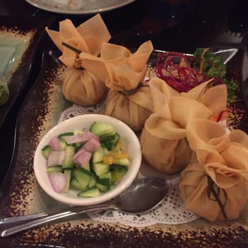 Savory Thai - Delicious "Golden Bags"...  As flavorful as they are beautiful!! - Thai Near Me - Oceanside, California