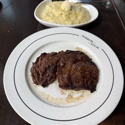 Ribeye & garlic mash Ribeye & garlic mash