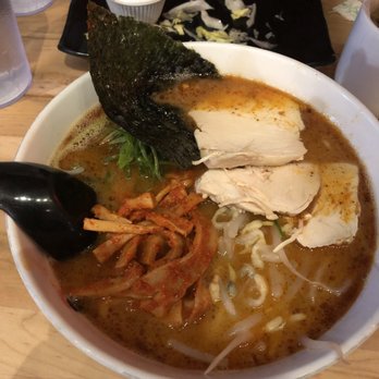 Totto Ramen - Spicy Paitan Ramen with spicy bamboo shoots and chicken char siu - Ramen Near Me - Somerville, Massachusetts