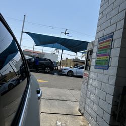 Bixby Knolls Car Wash - Washing my bucket on this hot day in Cali