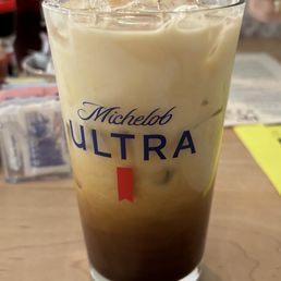 Iced lavender latte Iced lavender latte