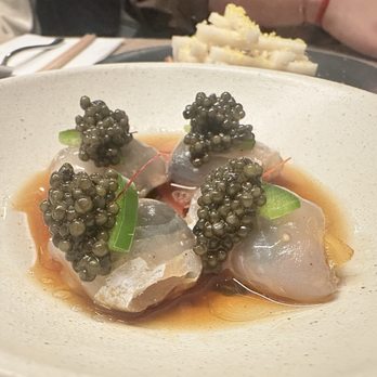Atoboy - Fluke with caviar - Korean Near Me - New York, New York
