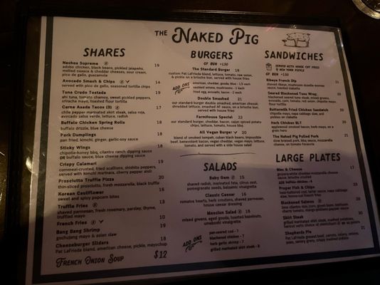 Menu photo 7 The Naked Pig New York, NY Menu photo 7 The Naked Pig New York, NY