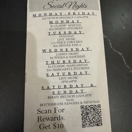 Happy Hour specials Happy Hour specials