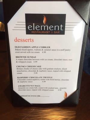 Menu photo 8 Element Restaurant & Bar Stafford Township, NJ