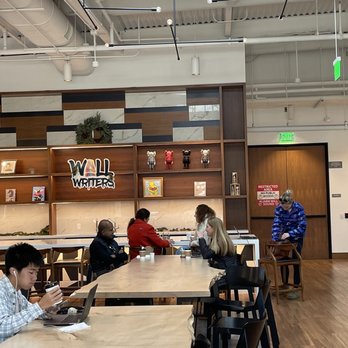 Wall Writers Coffee - Inside big tables - Coffee & Tea Near Me - Irvine, California Wall Writers Coffee - Inside big tables - Coffee & Tea Near Me - Irvine, California