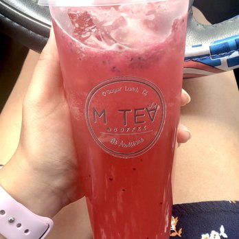 MTea & Coffee - Dragon Fruit Peach Green Tea - Bubble Tea Near Me - Sugar Land, Texas MTea & Coffee - Dragon Fruit Peach Green Tea - Bubble Tea Near Me - Sugar Land, Texas
