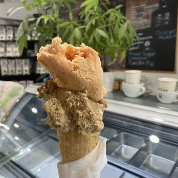Brazza Gelato & Coffee - 2 scoop ice cream cone~ - Ice Cream & Frozen Yogurt Near Me - North Vancouver, British Columbia Brazza Gelato & Coffee - 2 scoop ice cream cone~ - Ice Cream & Frozen Yogurt Near Me - North Vancouver, British Columbia