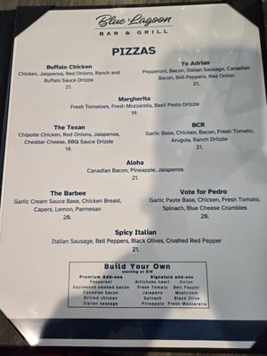 Menu photo 3 Blue Lagoon Bar and Grill Texas City, TX