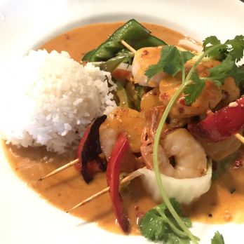 Jasmine Thai Restaurant - Penang Curry Scallops/Shrimps - Thai Near Me - Tampa, Florida Jasmine Thai Restaurant - Penang Curry Scallops/Shrimps - Thai Near Me - Tampa, Florida
