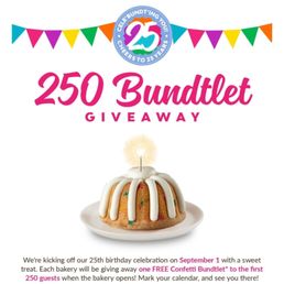 25th Birthday Giveaway