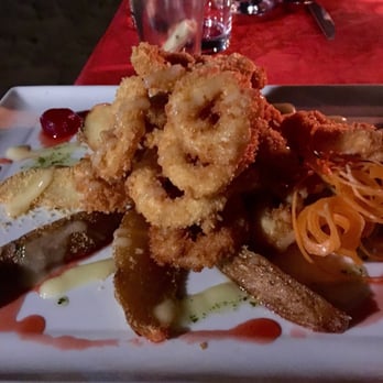 Daluyon Resort - Crispy calamari tower - Hotels Near Me - Puerto Princesa, PLW