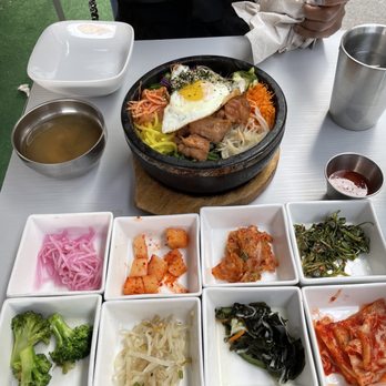 Mixed Grain - Sizzling woks bowl with chicken - Korean Near Me - Walnut Creek, California Mixed Grain - Sizzling woks bowl with chicken - Korean Near Me - Walnut Creek, California