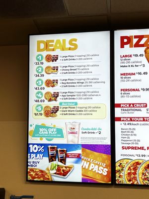 Menu photo 1 Chuck E. Cheese Salt Lake City, UT Menu photo 1 Chuck E. Cheese Salt Lake City, UT
