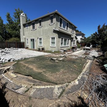Alexander's Pavers - Our back yard "before" - Landscaping Near Me