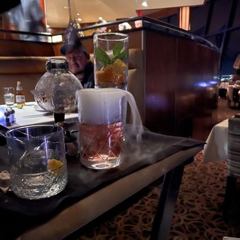 Chart House - Infused & Fogged table-side cocktail - Seafood Near Me - San Antonio, Texas