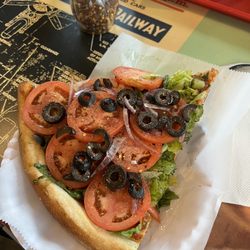 Rosa's Pizza - Veggie Salad (Slice)