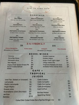 Menu photo 3 Soul de Cuba Cafe Tampa Bay, FL