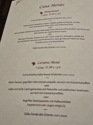 Menu photo 1 Cana Restaurant Berlin, BE Menu photo 1 Cana Restaurant Berlin, BE