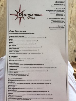 Menu photo 8 Destination Grill Cortez, CO