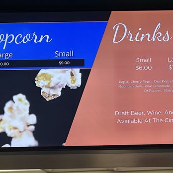 Brenden Theatres - Popcorn & Drinks Menu - Cinema Near Me - Vacaville, California Brenden Theatres - Popcorn & Drinks Menu - Cinema Near Me - Vacaville, California