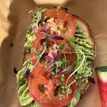 Seaside Surf Cafe - avo toast- super undertoasted bread def not worth $14. - Juice Bars & Smoothies Near Me - La Jolla, California Seaside Surf Cafe - avo toast- super undertoasted bread def not worth $14. - Juice Bars & Smoothies Near Me - La Jolla, California