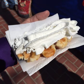 Waffle Mania Truck - Nutella Whip Cream Belgium Waffle was amazing. - Desserts Near Me - San Francisco, California Waffle Mania Truck - Nutella Whip Cream Belgium Waffle was amazing. - Desserts Near Me - San Francisco, California