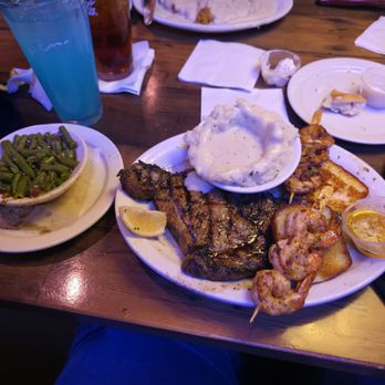 Texas Roadhouse - Ribeye* 12oz & Grilled Shrimp - Steakhouses Near Me - Terrell, Texas