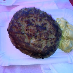 Grillbar - Fleischpflanzerl (nicht selbst gemacht, aber ok)