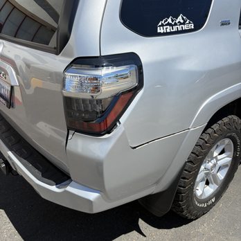 America's Tire - The popped out passenger side fender - Tires Near Me - Folsom, California