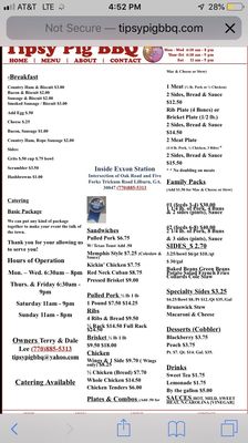Menu photo 5 Tipsy Pig BBQ Lilburn, GA