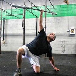 CrossFit Magnitude - Doug training the turkish get up.