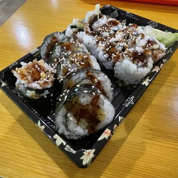 Sakura Palm - BBQ Eel Roll & Shrimp Tempura Roll - Japanese Near Me - Palm Desert, California