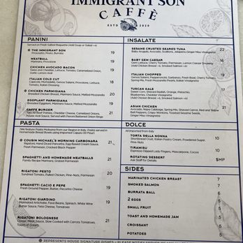 Immigrant Son Caffe - New American Near Me - Ventura, California