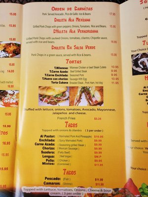 Menu photo 6 Tacos Cancun Lambertville, NJ