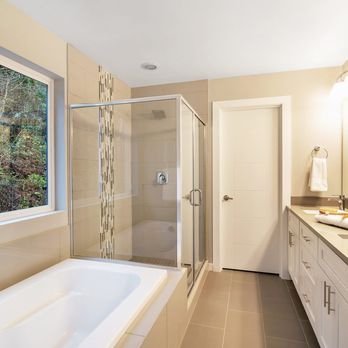 Nate Construction - Snohomish & Seattle Spaces: Custom bathroom remodels and installs with sleek tub installations for a serene home retreat. - General Contractors Near Me - Snohomish, Washington