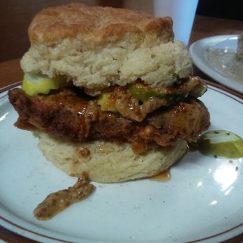 Pine State Biscuits - Mceyesley i think is how its spelled daaayummm good! Fried chicken and pickles on a biscuit! - Southern Near Me - Portland, Oregon Pine State Biscuits - Mceyesley i think is how its spelled daaayummm good! Fried chicken and pickles on a biscuit! - Southern Near Me - Portland, Oregon