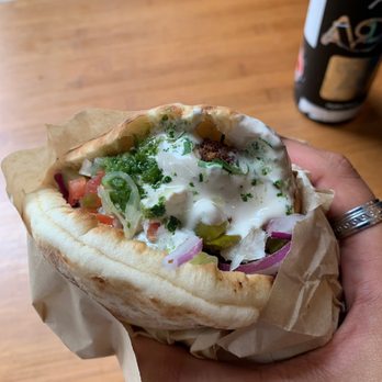 Soom Soom - Falafel Pita (ft. My now lost water bottle) - Falafel Near Me - New York, New York Soom Soom - Falafel Pita (ft. My now lost water bottle) - Falafel Near Me - New York, New York