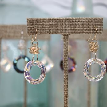 Jewelry by TFC - Our signature "Nest" wrapping above gorgeous Swarovski Crystals - Jewelry Near Me - Mount Dora, Florida