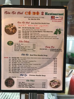 Menu photo 7 Bun Bo Hue Co Do 2 Houston, TX
