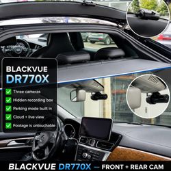 Houston Car Stereo - Professional BlackVue DR770X front and rear camera installation with hidden wiring and parking mode setup completed at Houston Car Stereo