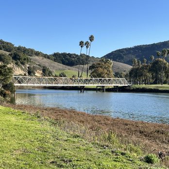 Bob Jones Trail - View of pedestrian bridge that crosses the river - Hiking Near Me - San Luis Obispo, California Bob Jones Trail - View of pedestrian bridge that crosses the river - Hiking Near Me - San Luis Obispo, California