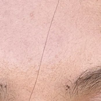 Brows N Style - Before threading, with some brow gel - Eyebrow Services Near Me - Sacramento, California