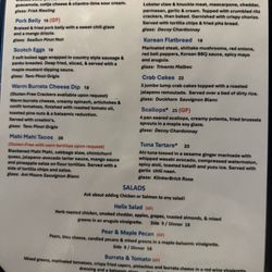 Helix - Appetizers and Salads