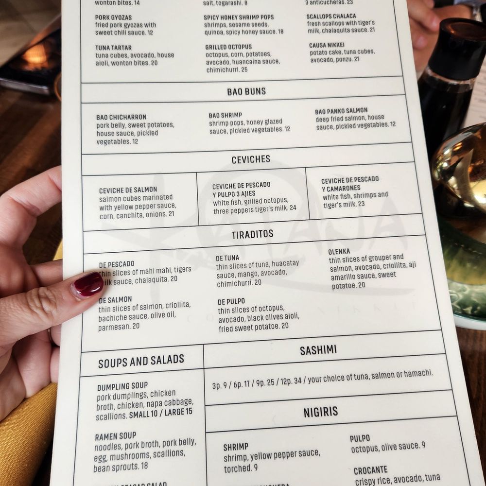 Katana Cocina Nikkei - Menu - Japanese Near Me - Weston, Florida