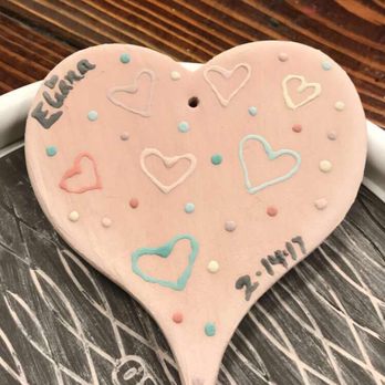 Kiln It - This was a great way to personalize Valentine's Day for my daughter - Arts & Crafts Near Me - Albuquerque, New Mexico